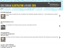Tablet Screenshot of cheltenham-illustration-awards.com